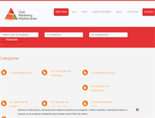 Tablet Screenshot of marketingcmm.com